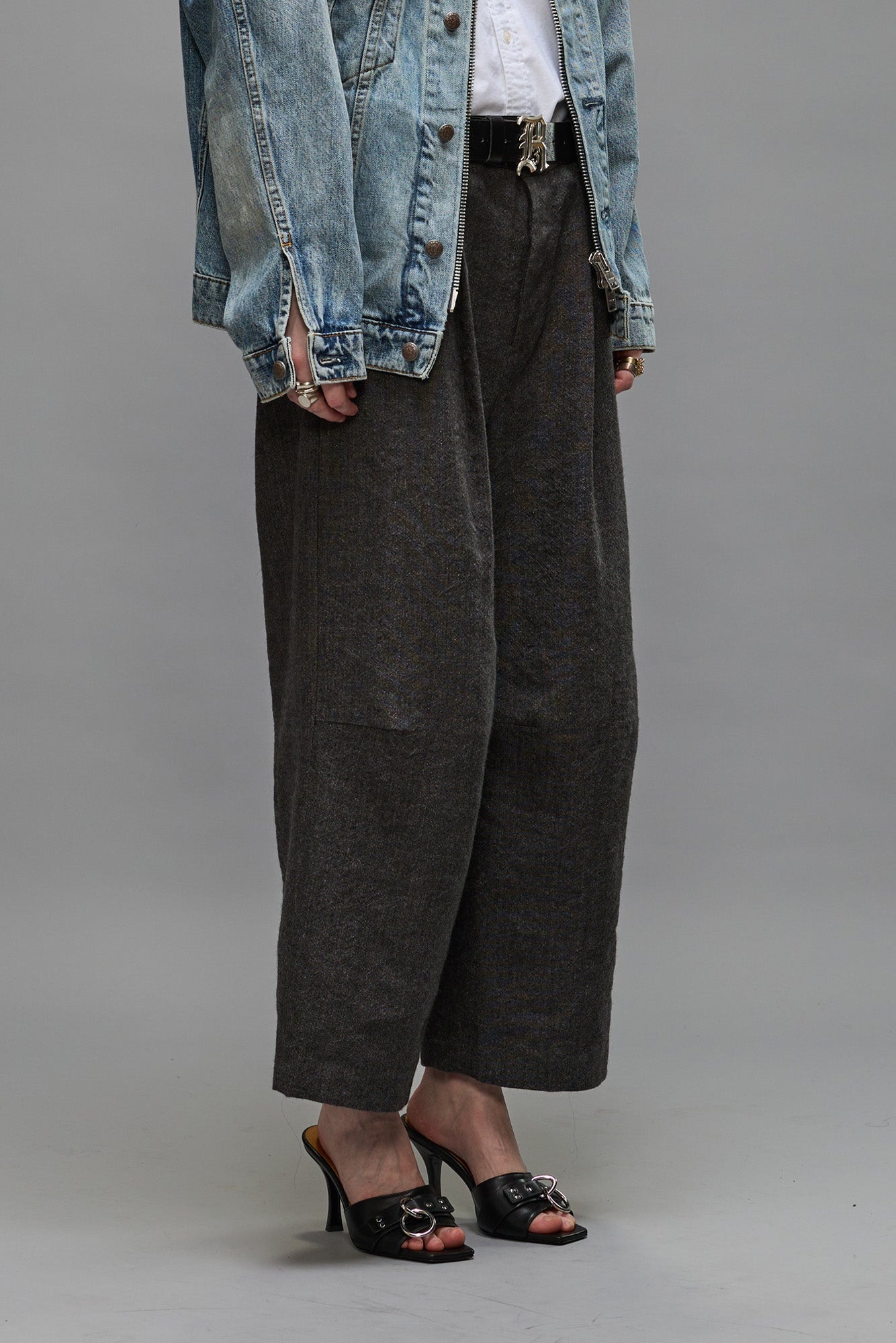 ARTICULATED KNEE TROUSER - DARK GREY - 6