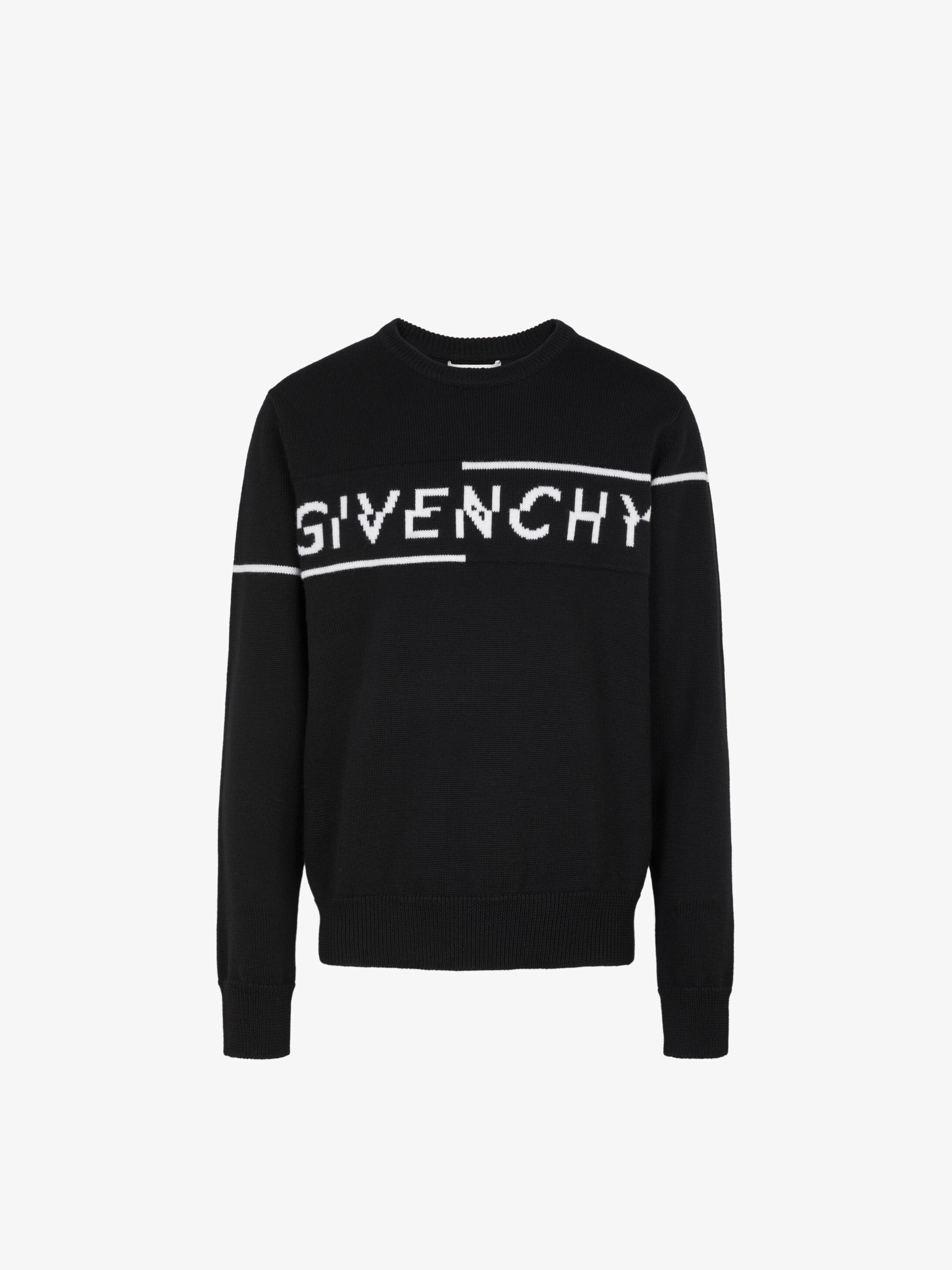 GIVENCHY SPLIT sweater in jersey - 1