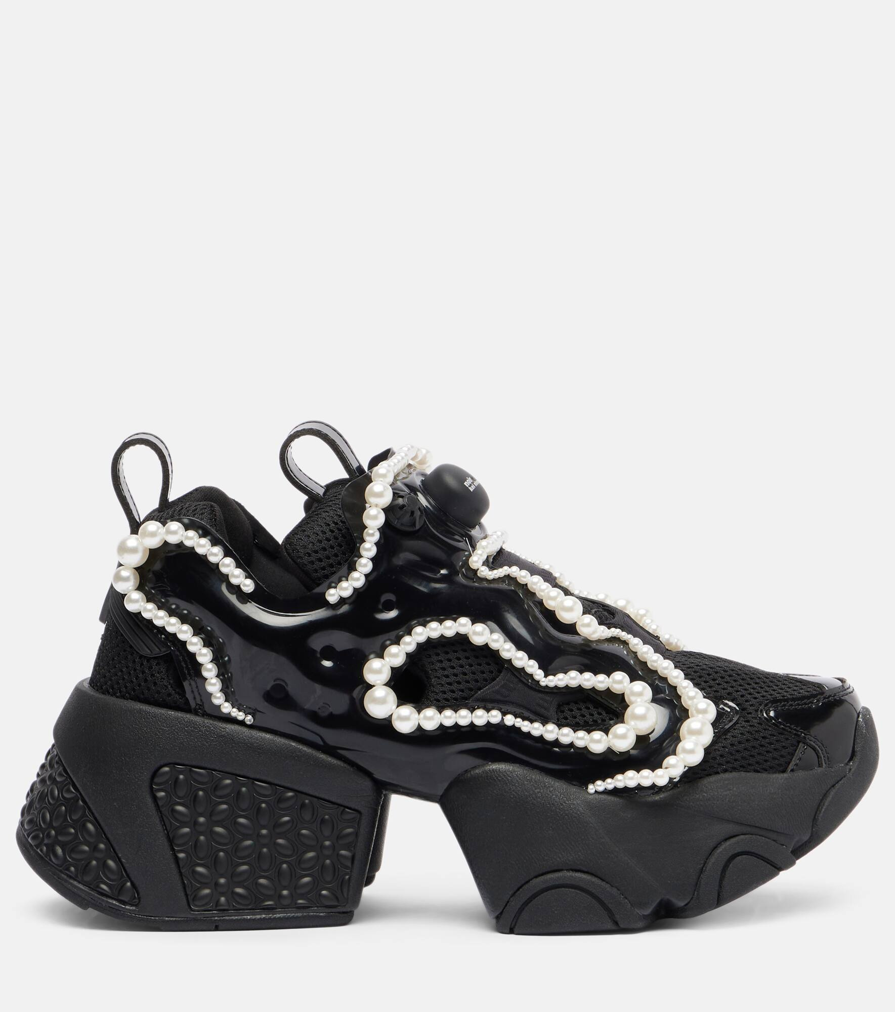 x Reebok embellished platform sneakers - 4