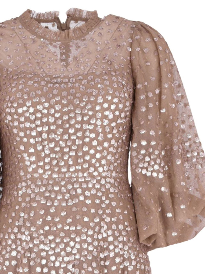 sequin-embellishment midi dress 3