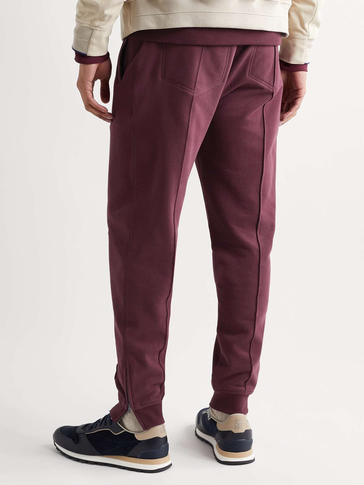 Tapered Cotton-Jersey Sweatpants - 4