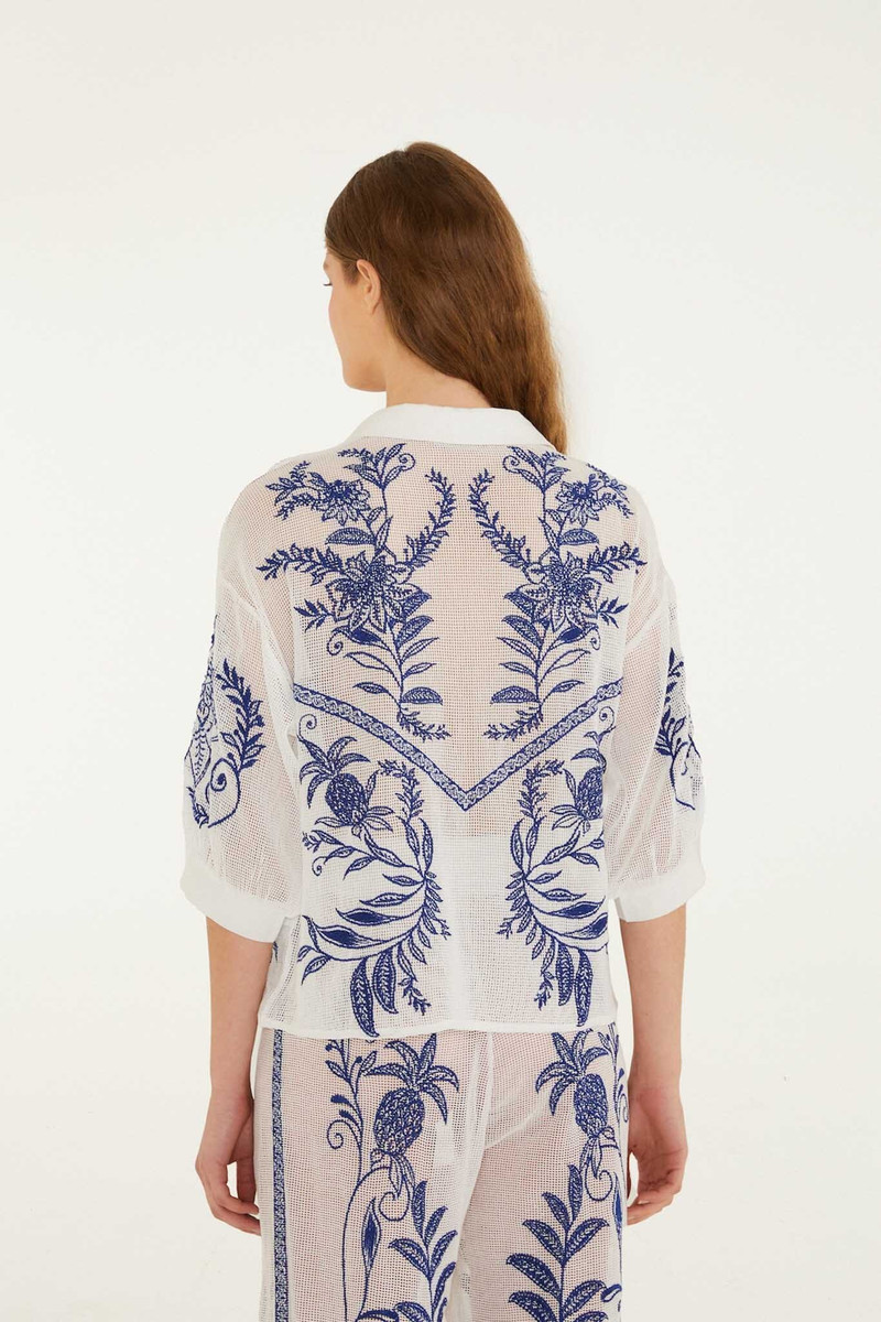 Off-White Nina Embroidery Blouse 3