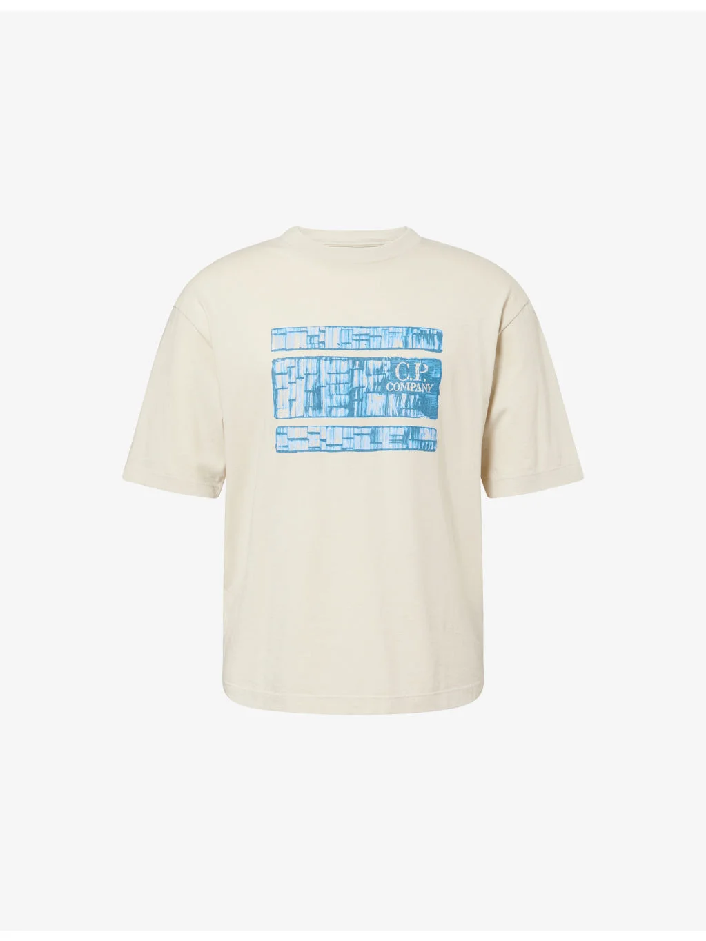 Brand-Print Cotton T-Shirt - 1