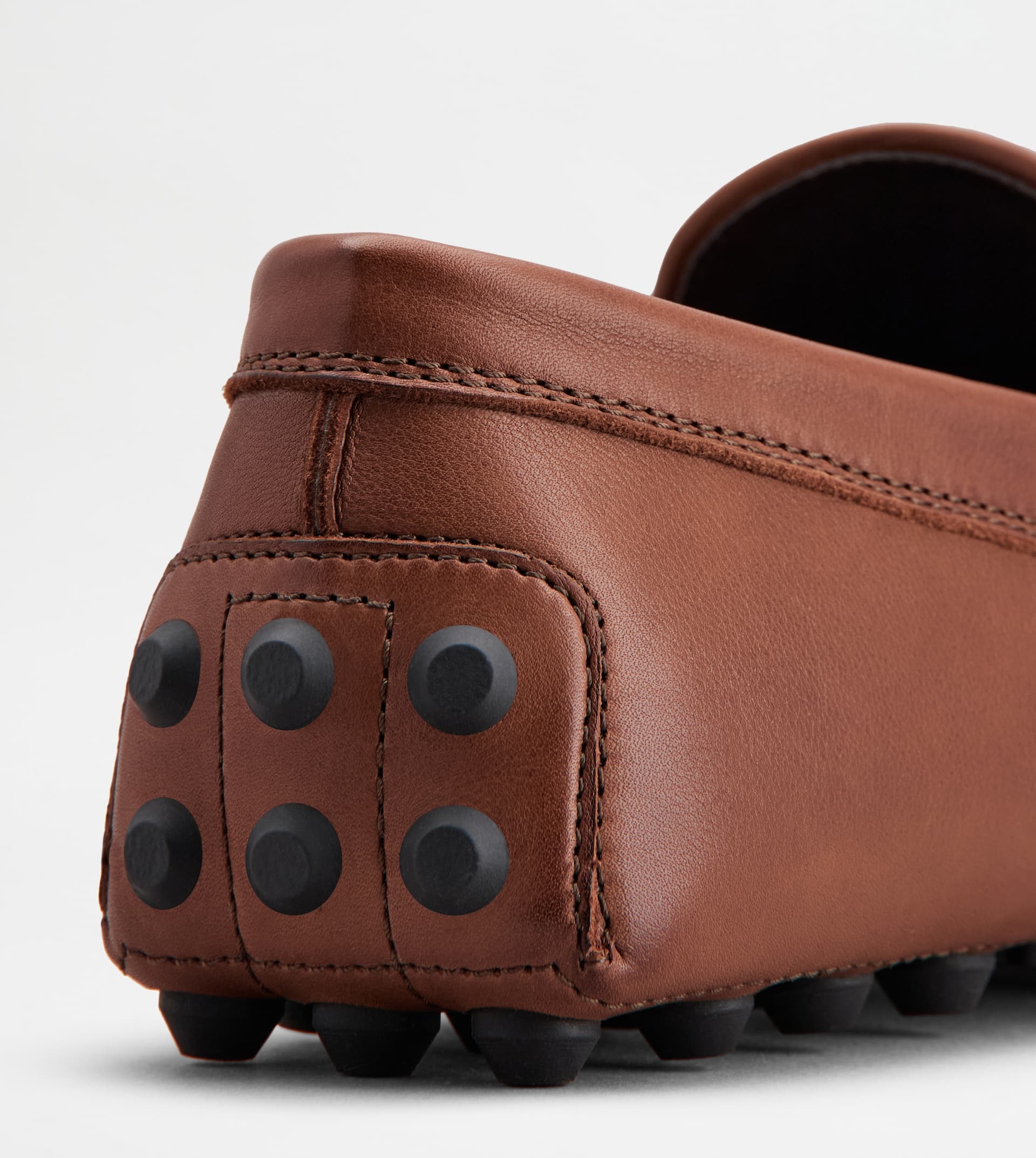 TOD'S GOMMINO BUBBLE IN LEATHER - BROWN - 6