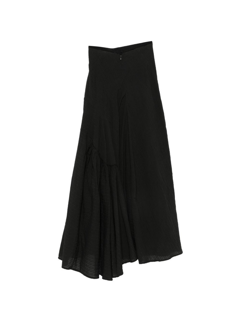 Marc Le Bihan crinkled asymmetric skirt outlook