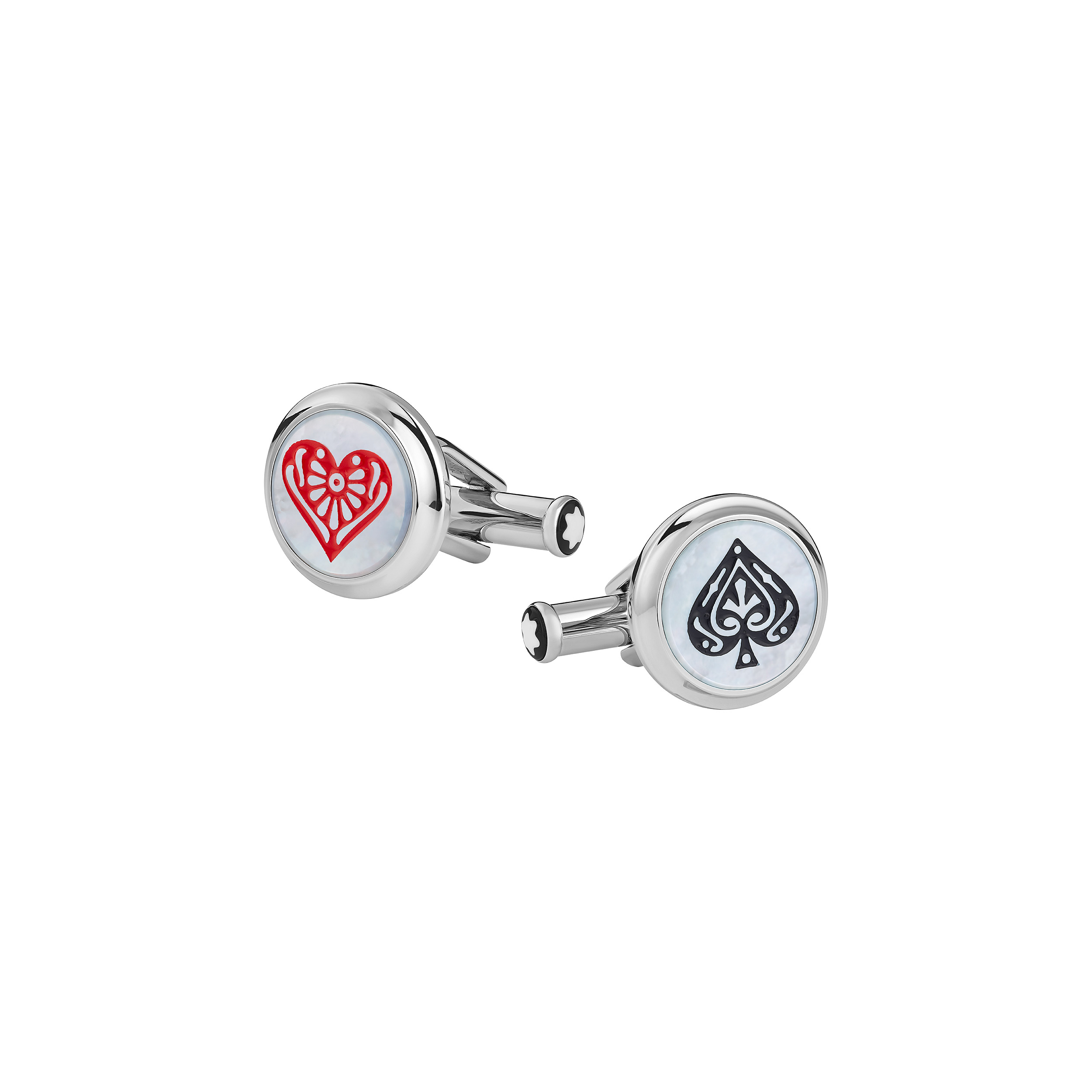 Meisterstück Tribute to the Book Around the World in 80 Days Spade & Heart Cufflinks - 1