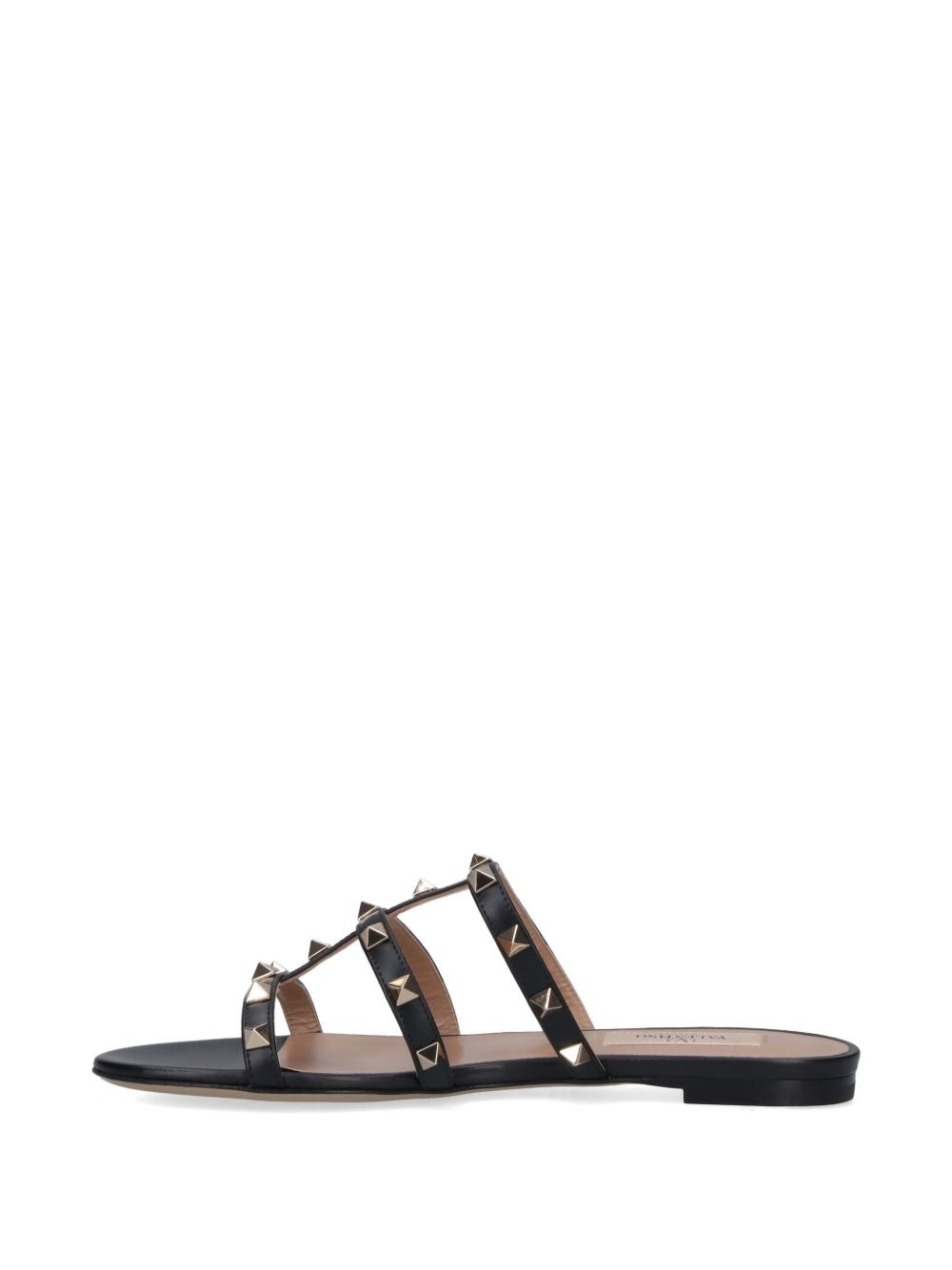 Rockstud three-strap sandals - 3