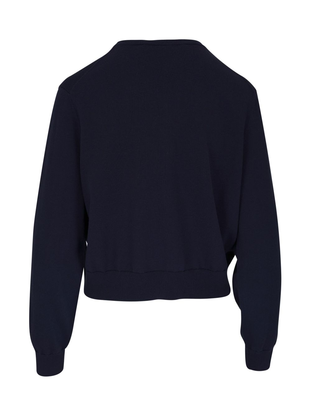 fine-knit round-neck cardigan - 2