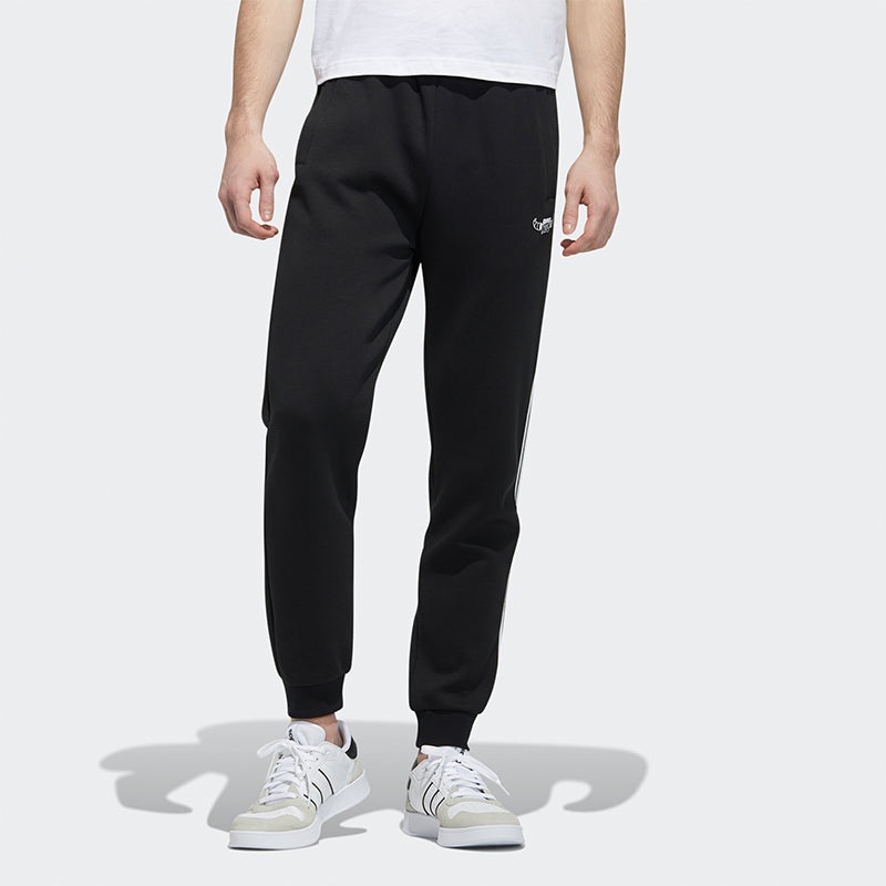 adidas neo M Artist Pant Bundle Feet ribbed Sports Pants Black GL8079 - 2