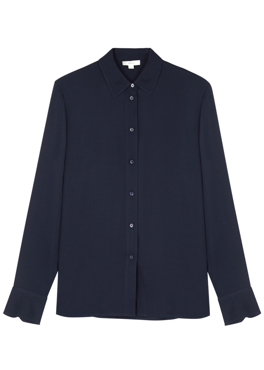 Stretch-silk shirt - 6
