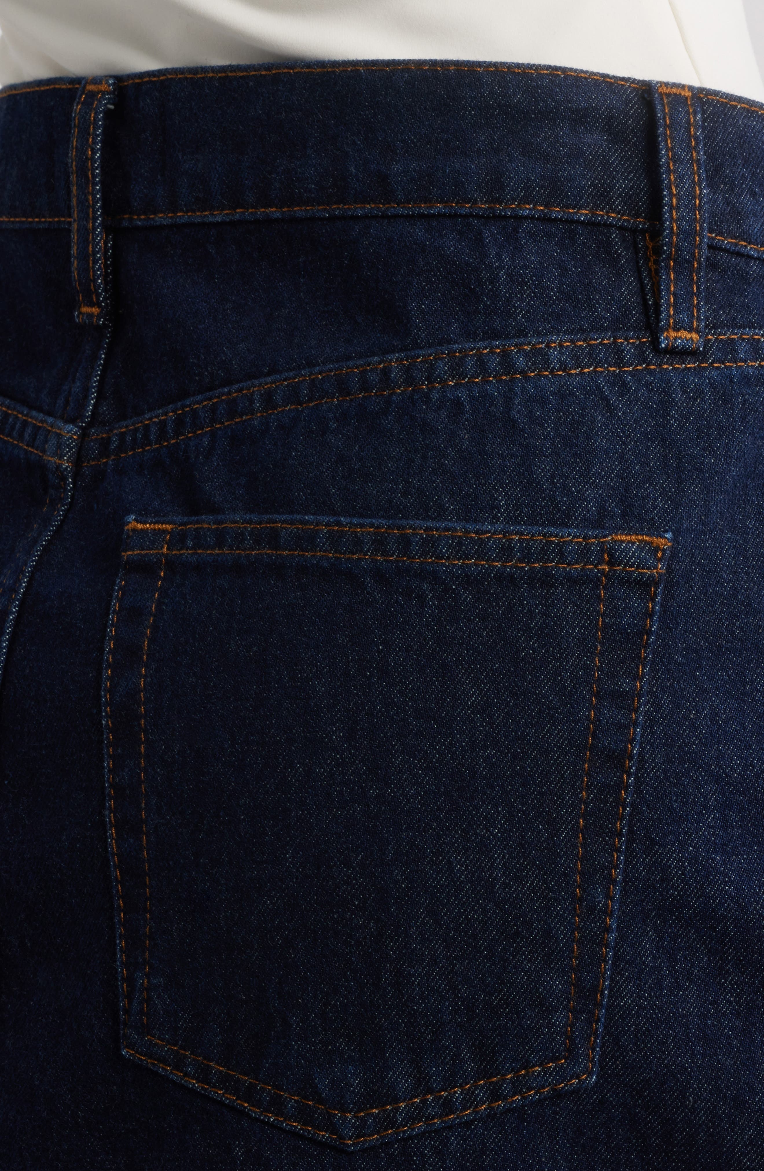 FRAME The Denim Miniskirt in Rinse at Nordstrom - 4