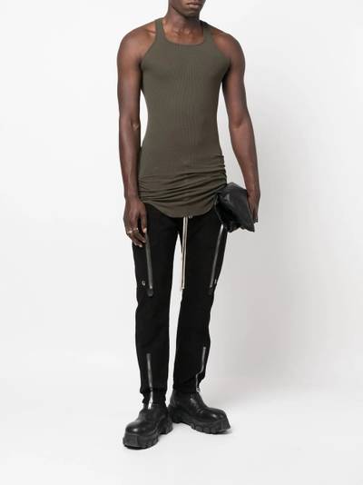 Rick Owens zip-detail straight-leg trousers outlook