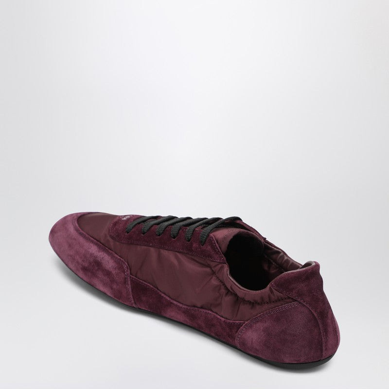 Prada Burgundy Re-Nylon And Suede Sneaker Collapse Women - 2
