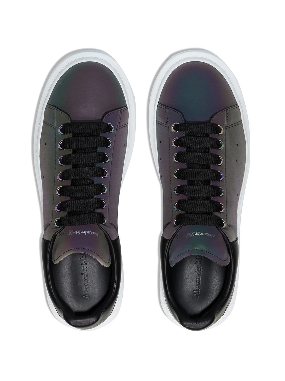 iridescent Oversized low-top sneakers - 4