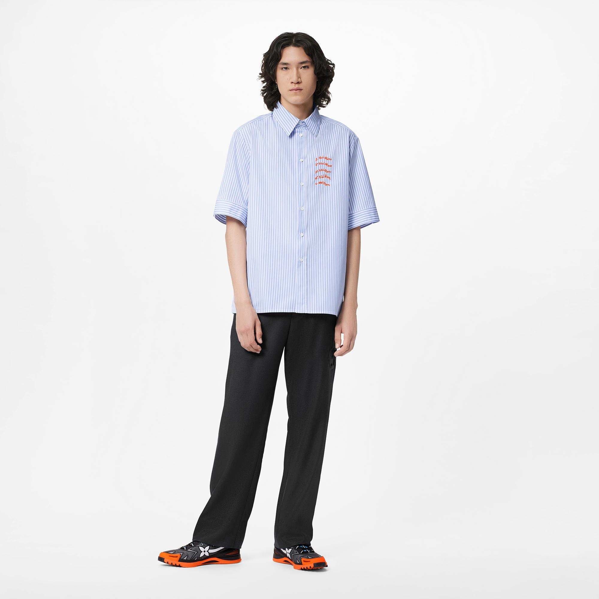 Embroidered Vuitton Short-Sleeved Shirt - 2