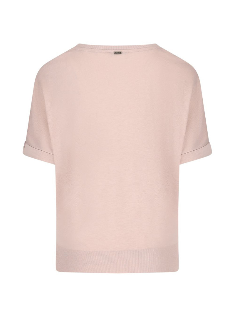 Herno ribbed trim T-shirt outlook