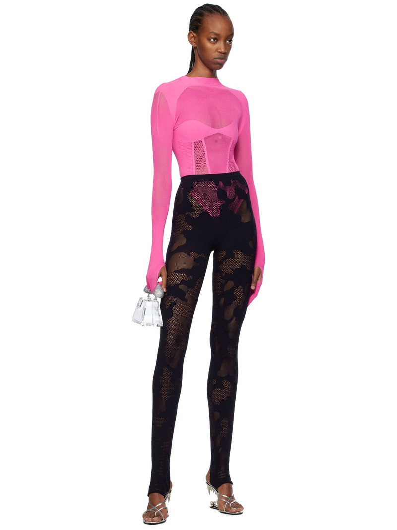 Pink Seamless Bodysuit 5