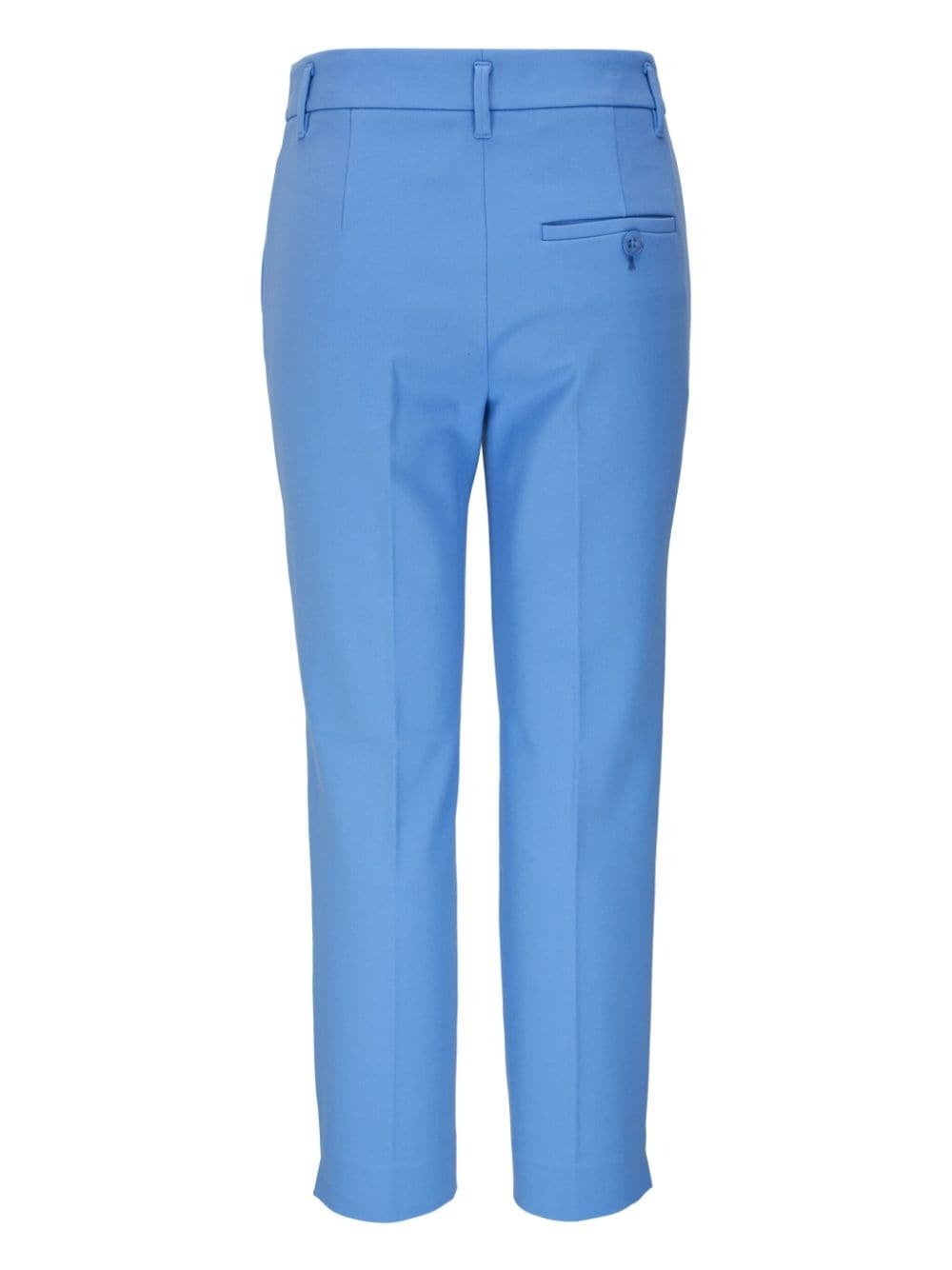 pressed-crease tapered trousers - 2