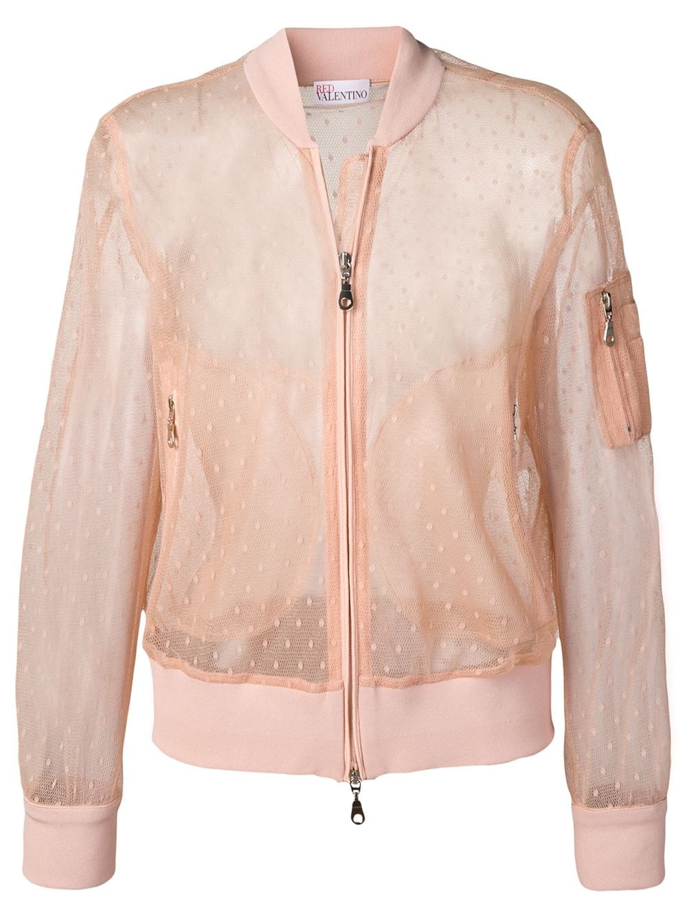 tulle bomber jacket - 1