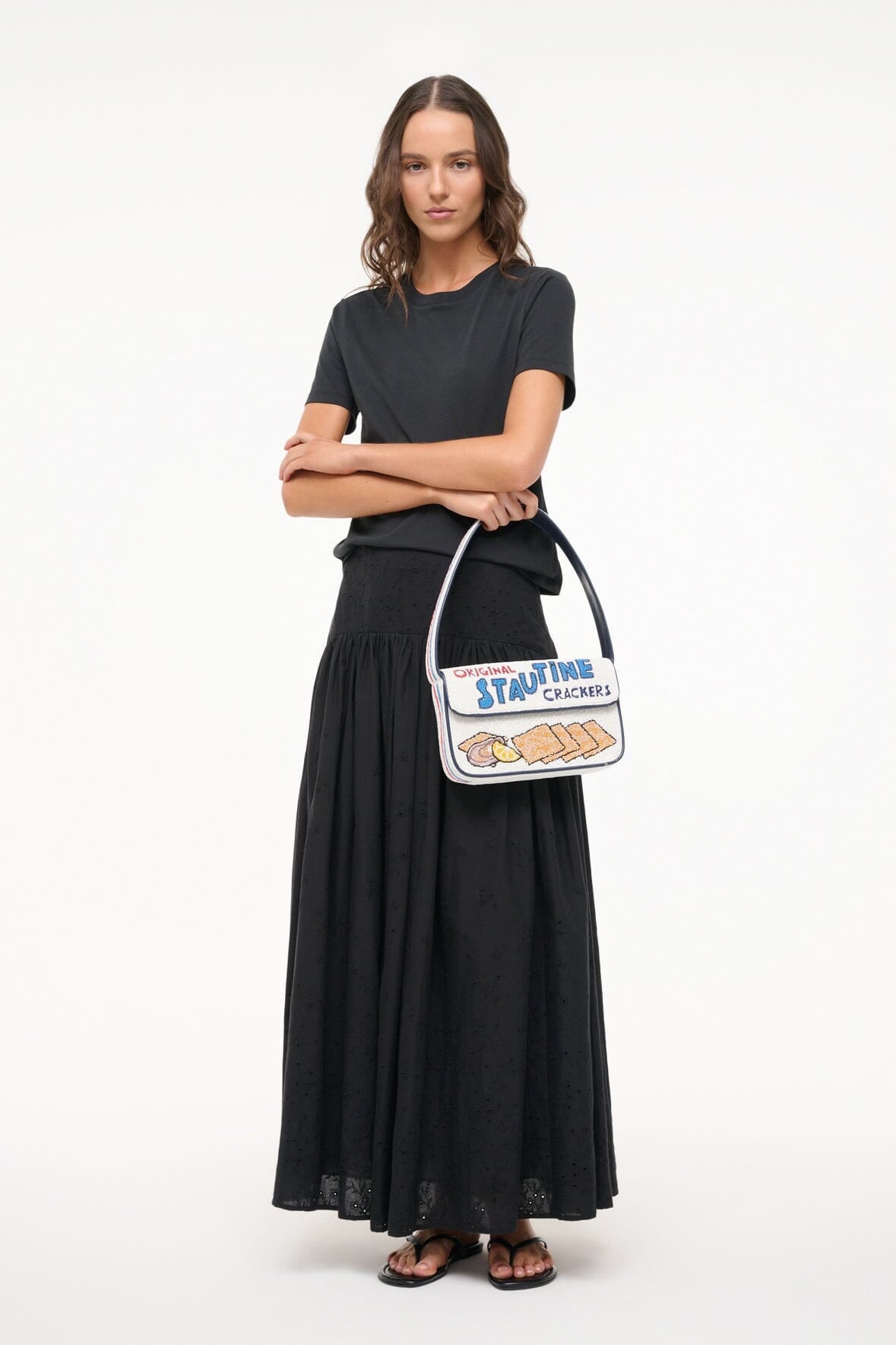 STAUD TOMMY BEADED BAG STAUTINES - 3