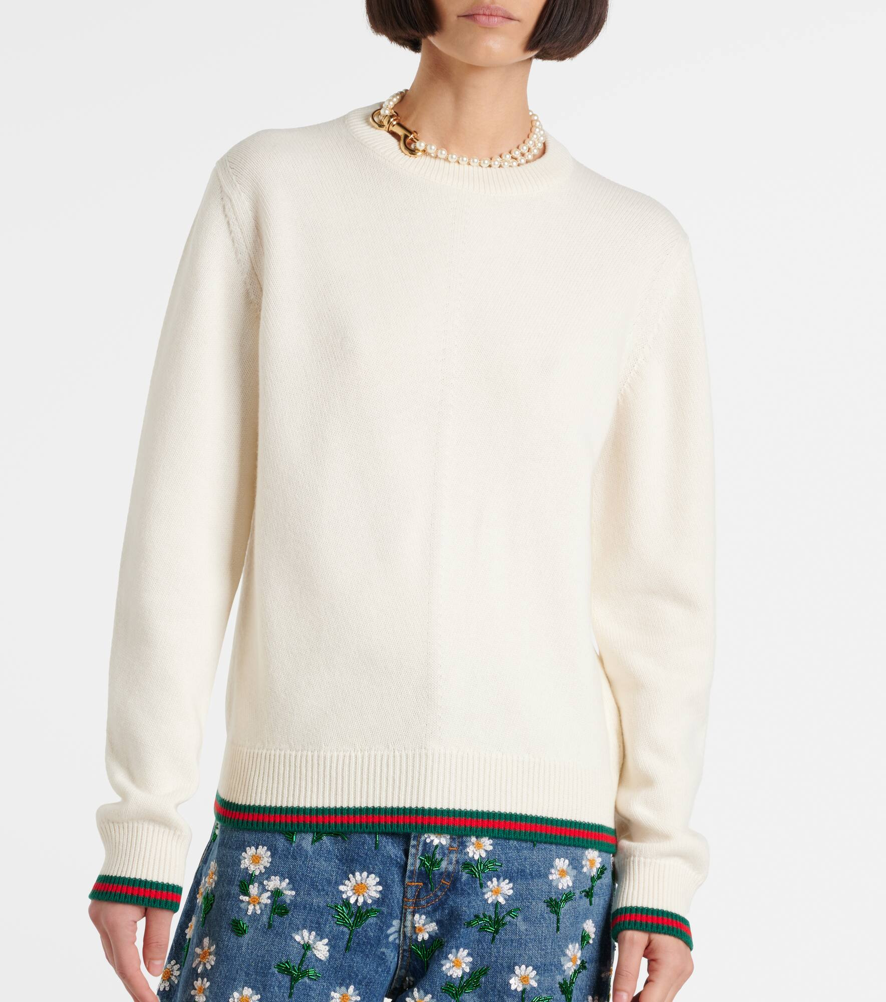Wool and cashmere sweater - 6