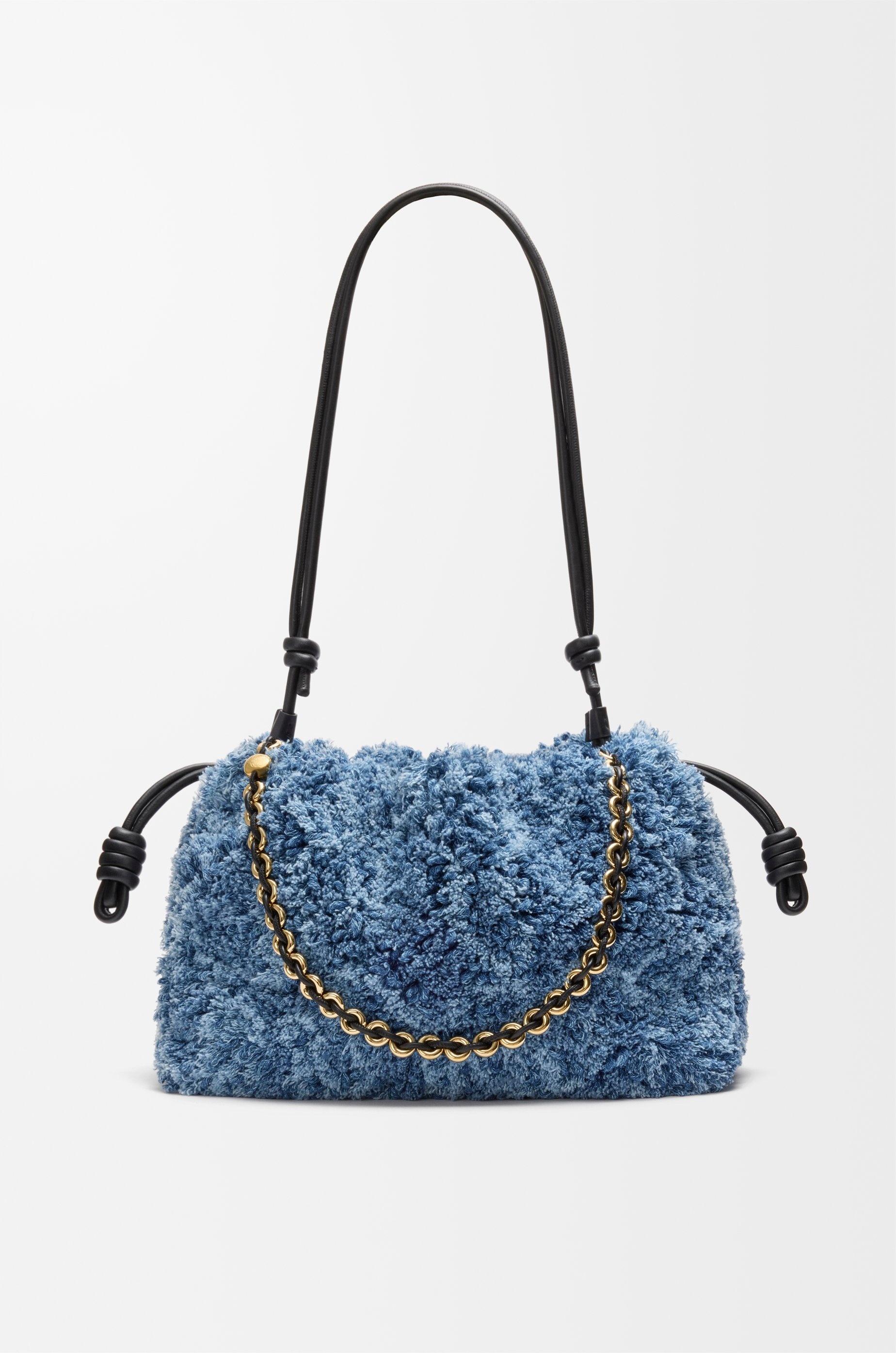Medium Flamenco purse in denim - 9
