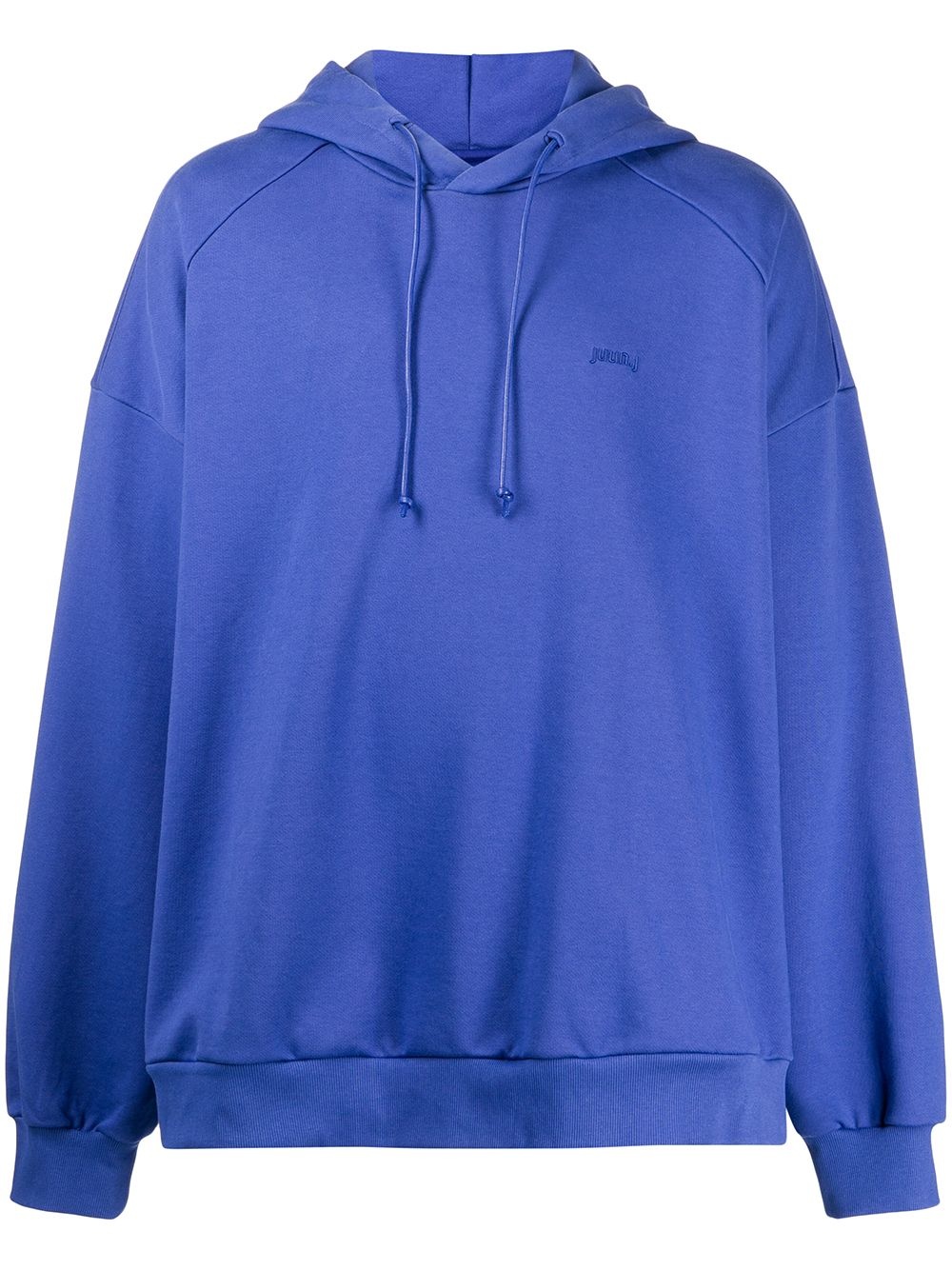 logo drawstring hoodie - 1