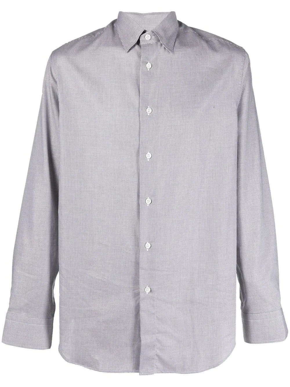 check button-down shirt - 1