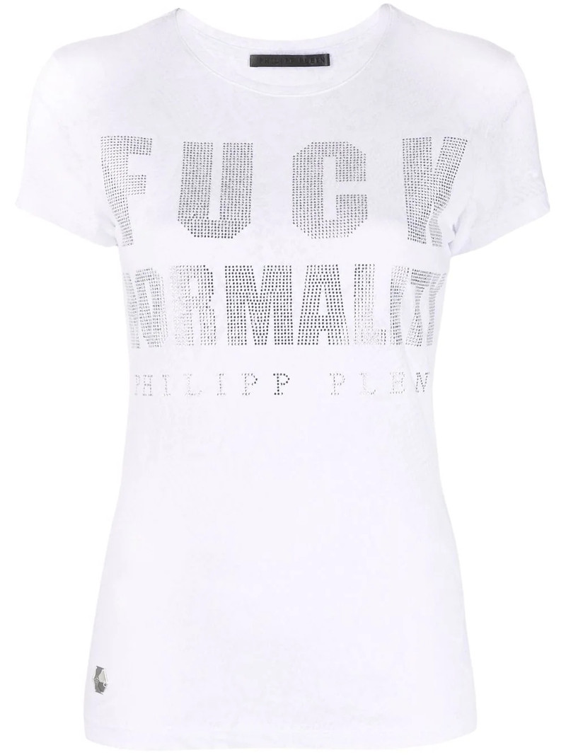 crystal-embellished T-shirt 1