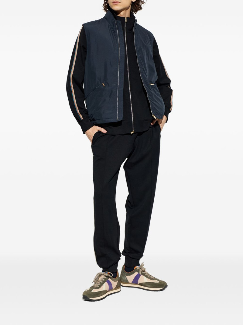 Paul Smith zip striped sweatshirt outlook