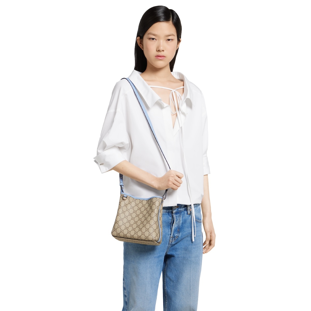 GG Emblem small bucket bag - 4
