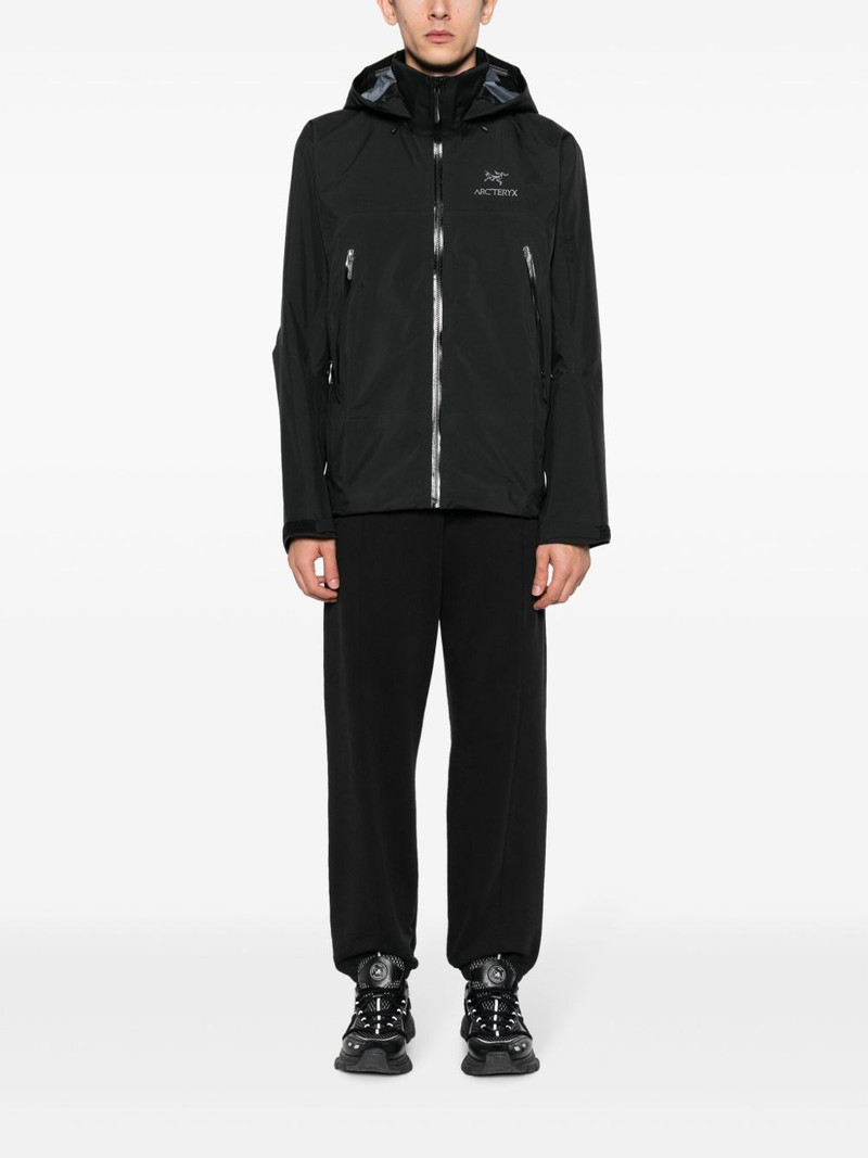 Arc'teryx logo-embroidery hooded jacket outlook