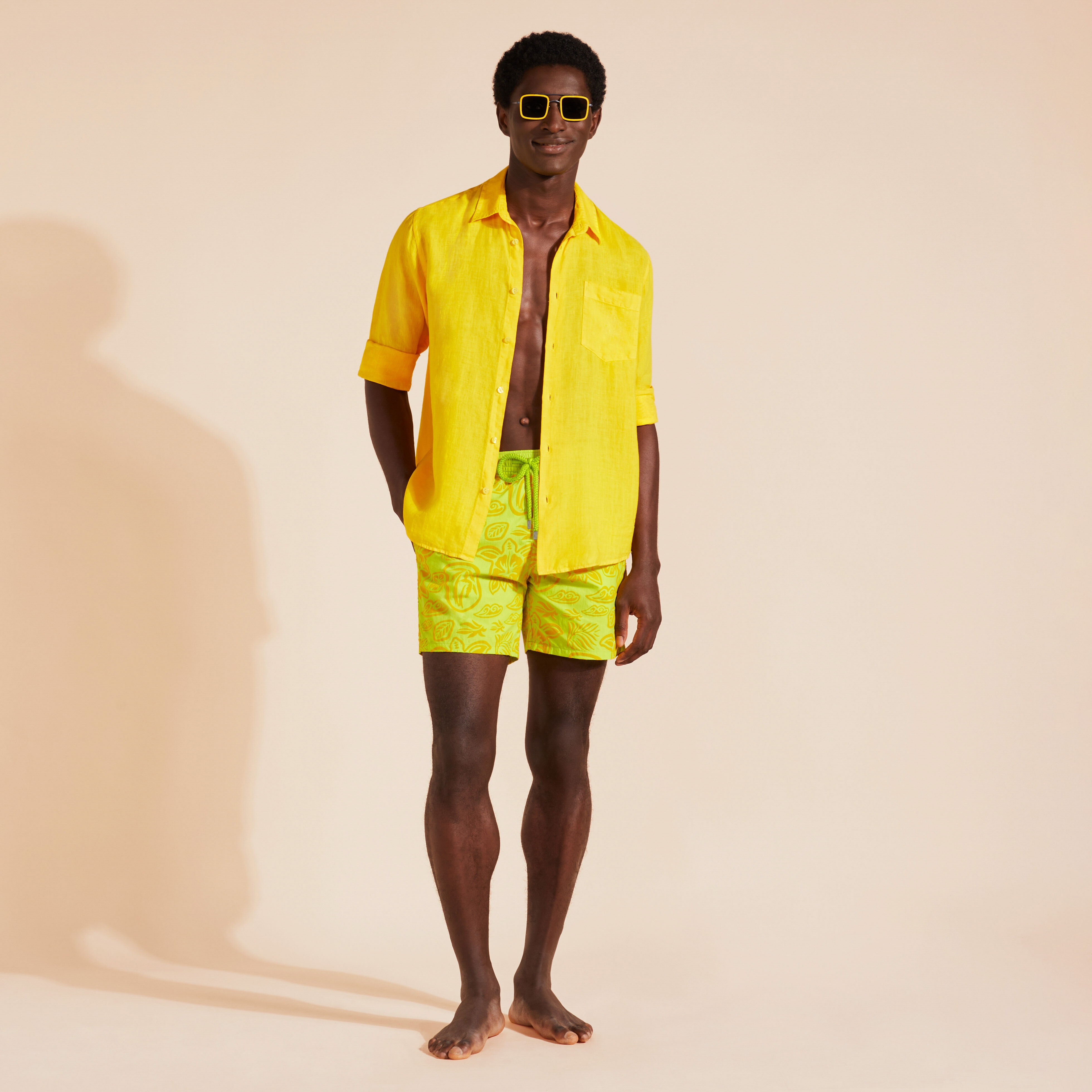 Men Swim Trunks Tahiti Turtles - 5