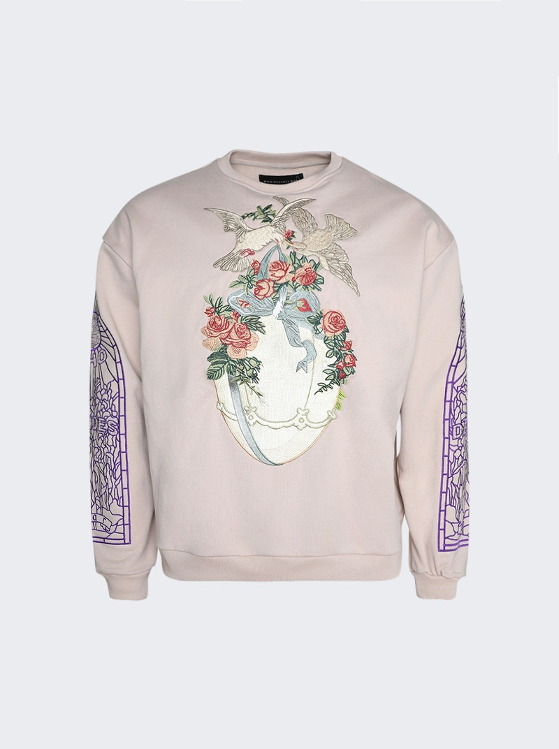 Gift Crewneck Sweater Silver - 1