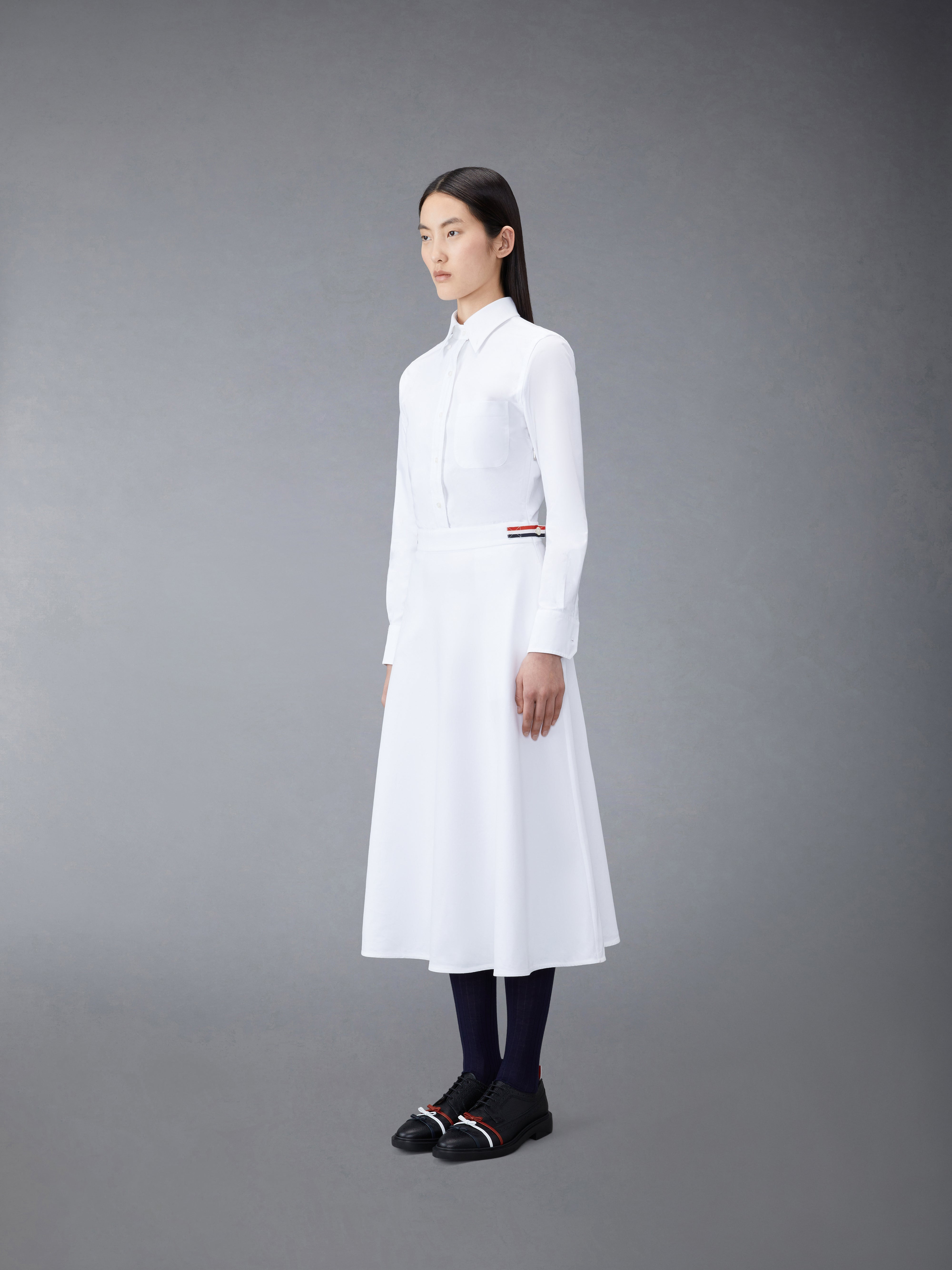 Oxford A-Line Shirtdress - 2