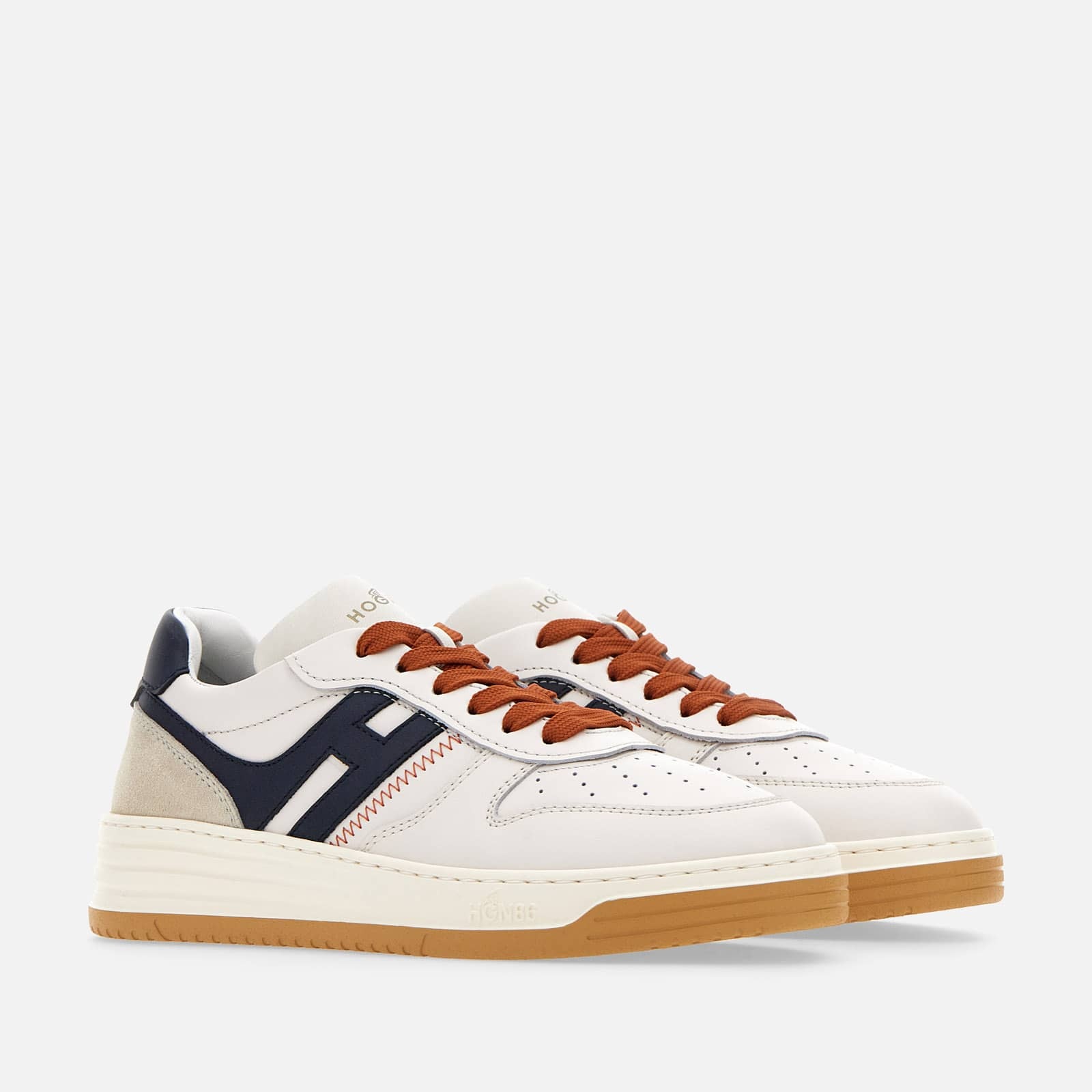 Sneakers Hogan H630 White Blue Orange - 2