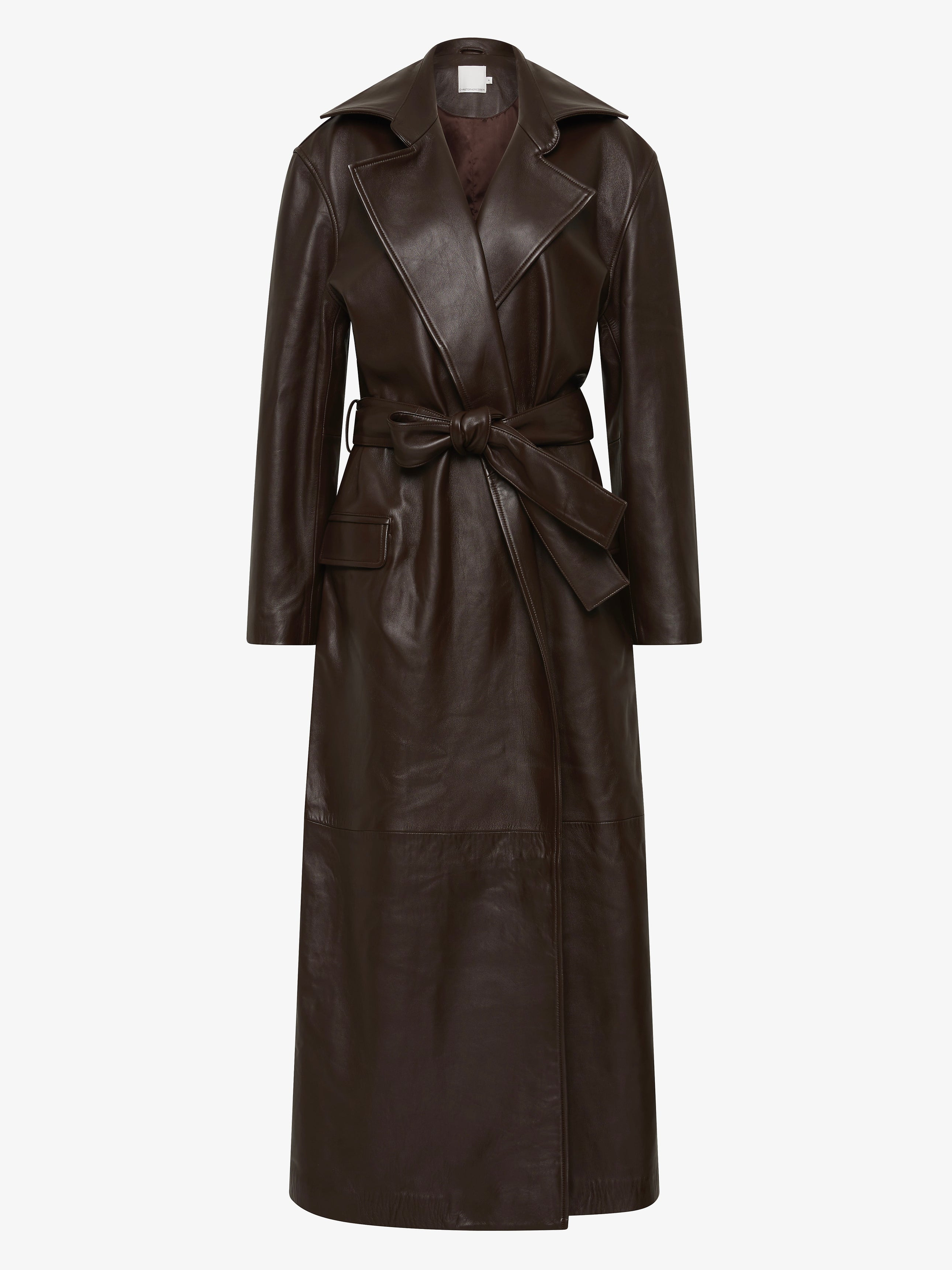 Calais Leather Trench - 6