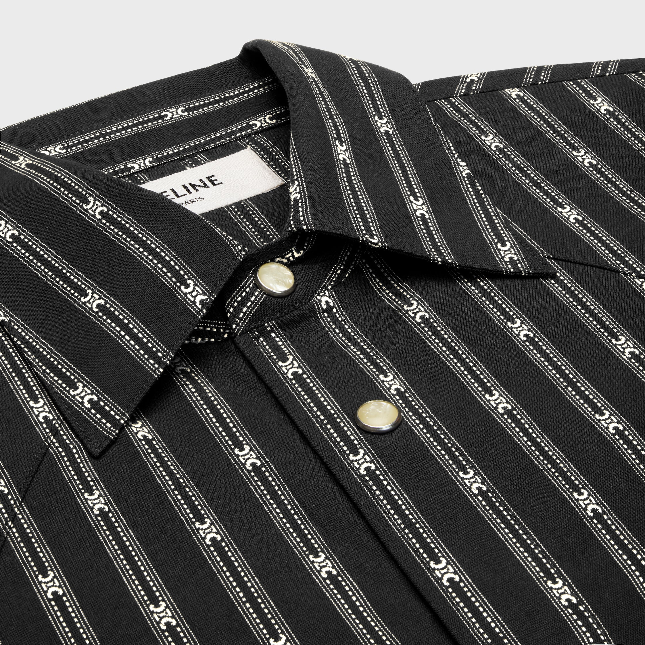 western shirt in triomphe striped cotton - 3