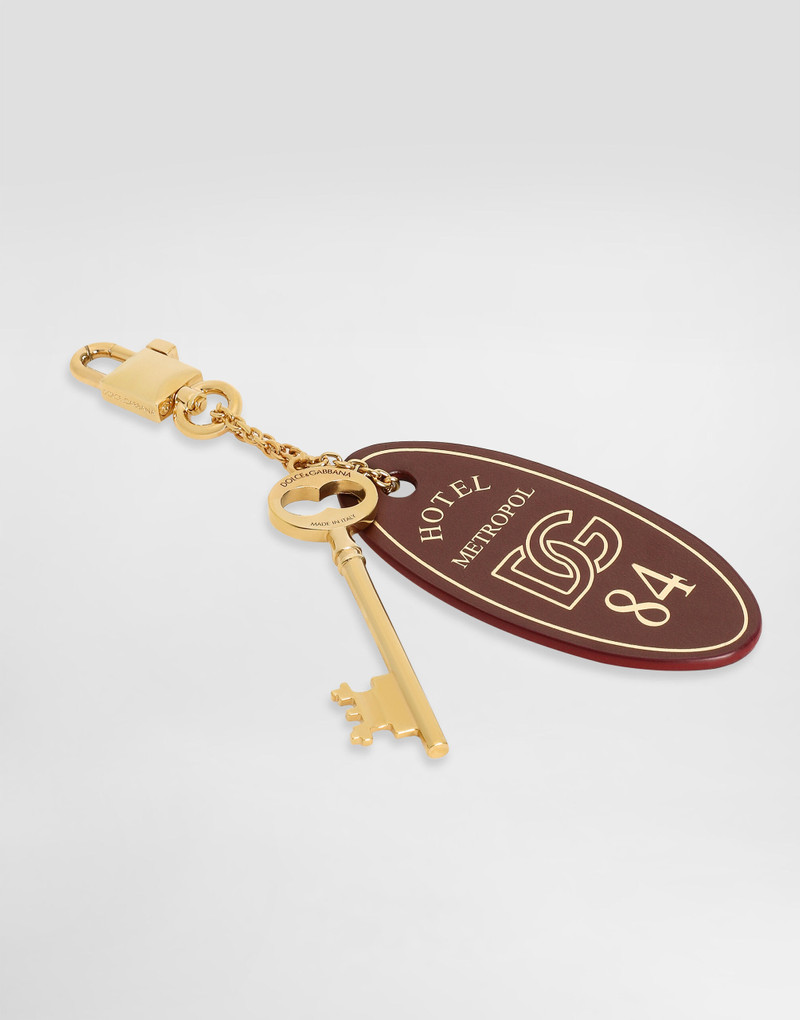 Dolce & Gabbana Calfskin tassel keychain outlook