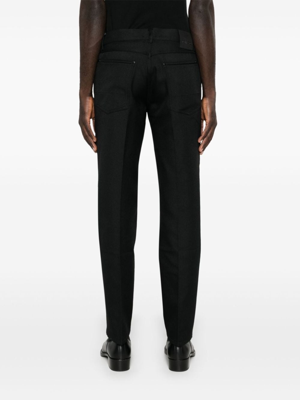 logo-patch trousers - 4