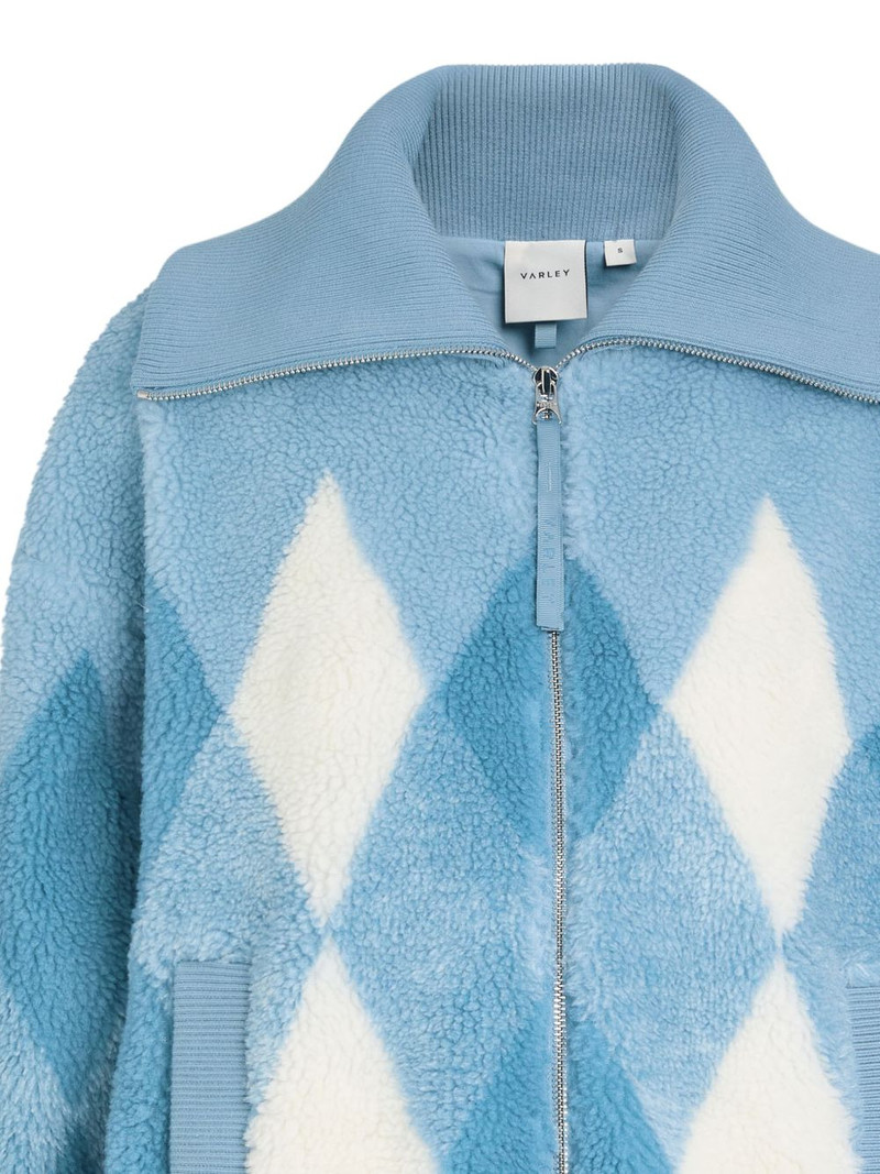 VARLEY Franca argyle zip jacket outlook