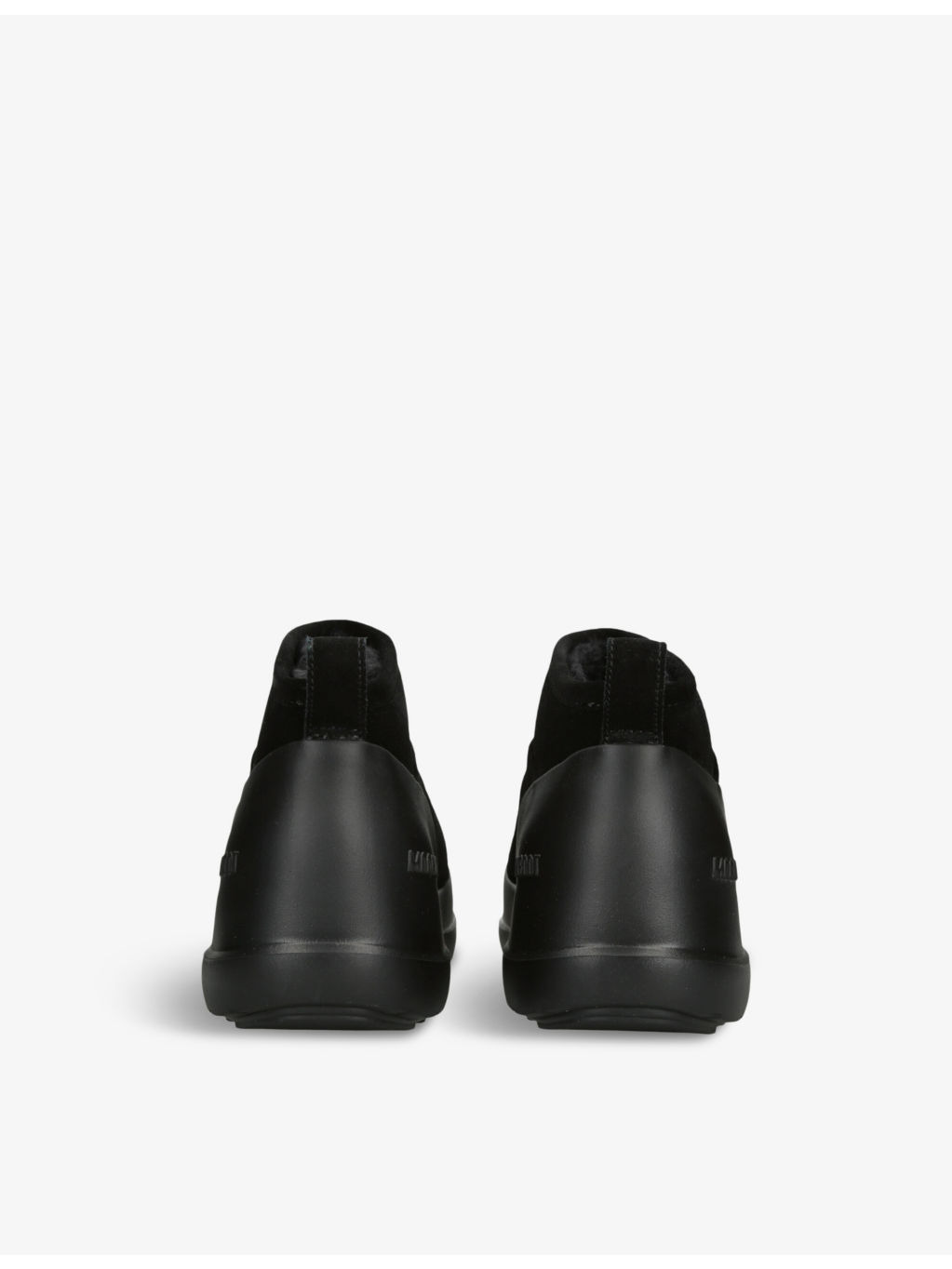 Luna brand-embossed suede ankle boots - 4