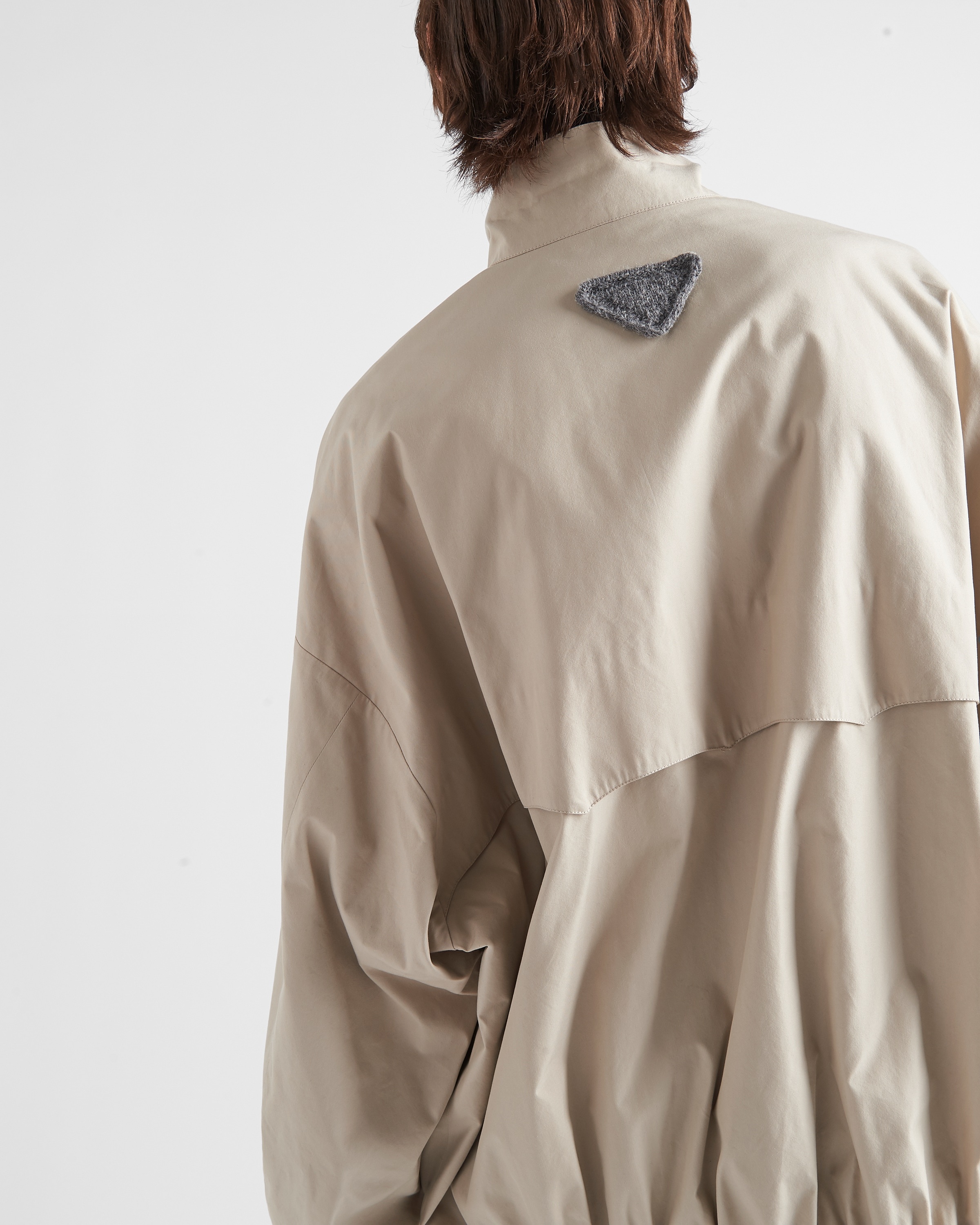 Prada Oversized cotton-blend bomber jacket | REVERSIBLE