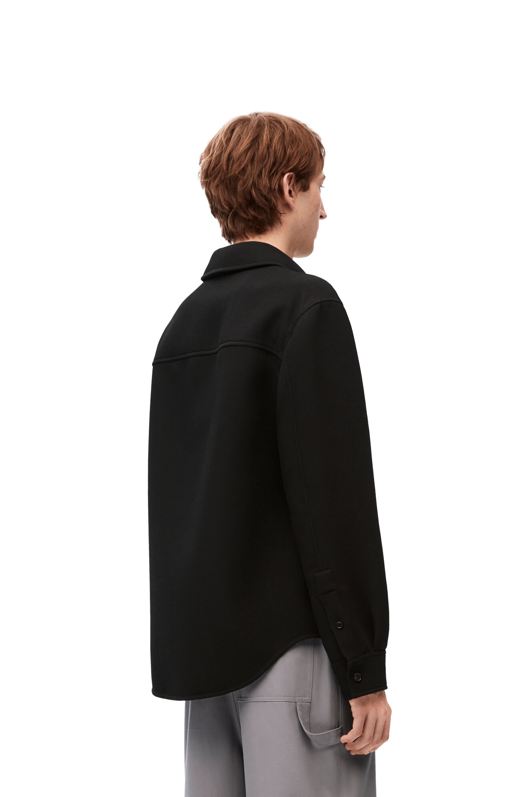 Overshirt in wool - 4