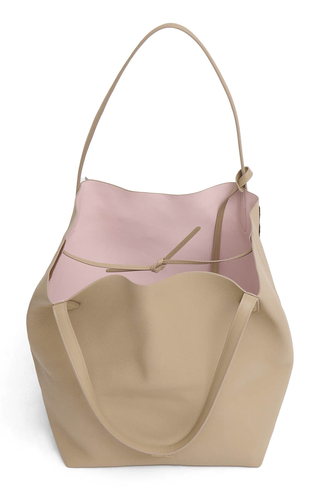 Mansur Gavriel Everyday Soft Leather Tote in Warm Grey/Orchidea at Nordstrom - 2
