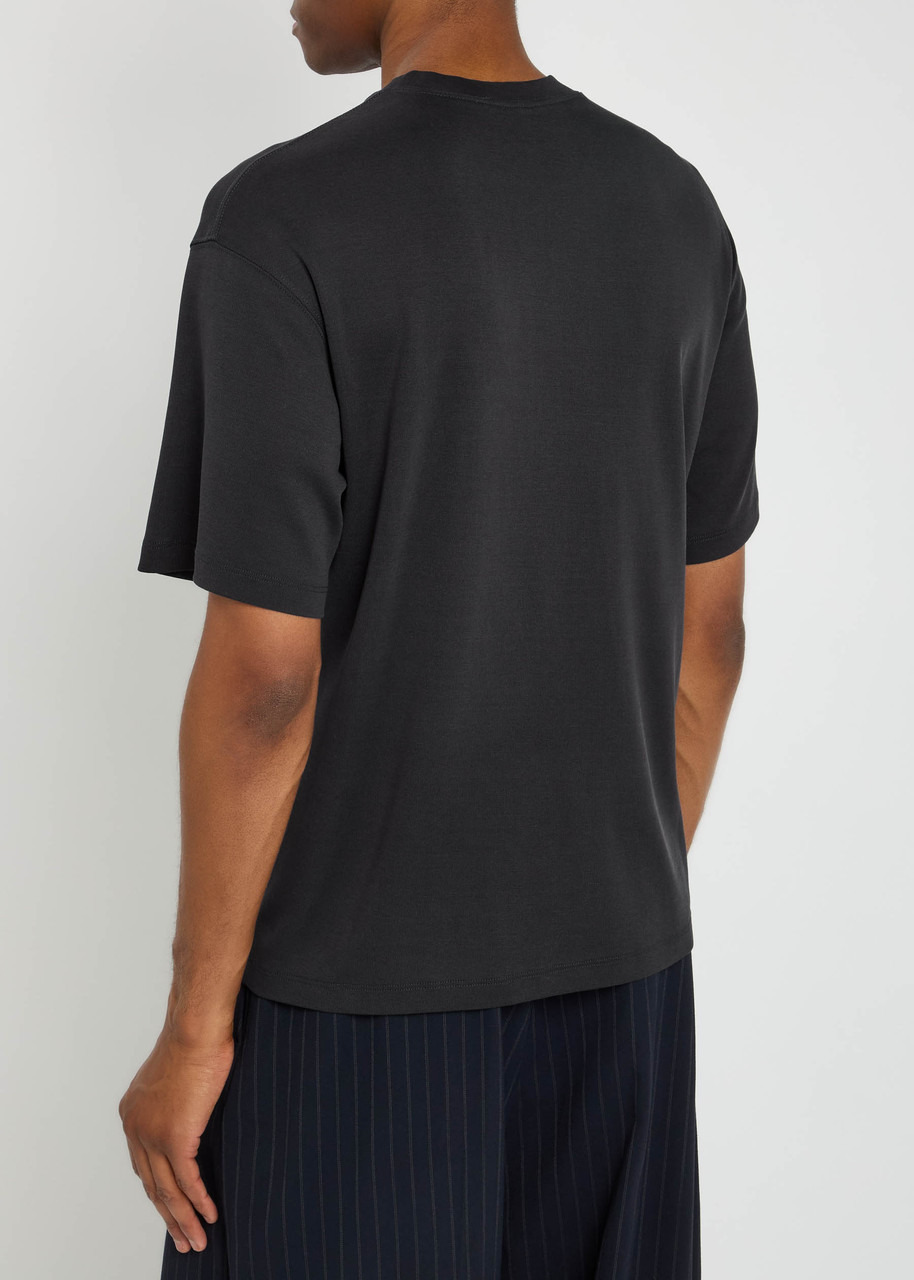 Jacquemus Le T-shirt Logo-embroidered Cotton T-shirt - 3