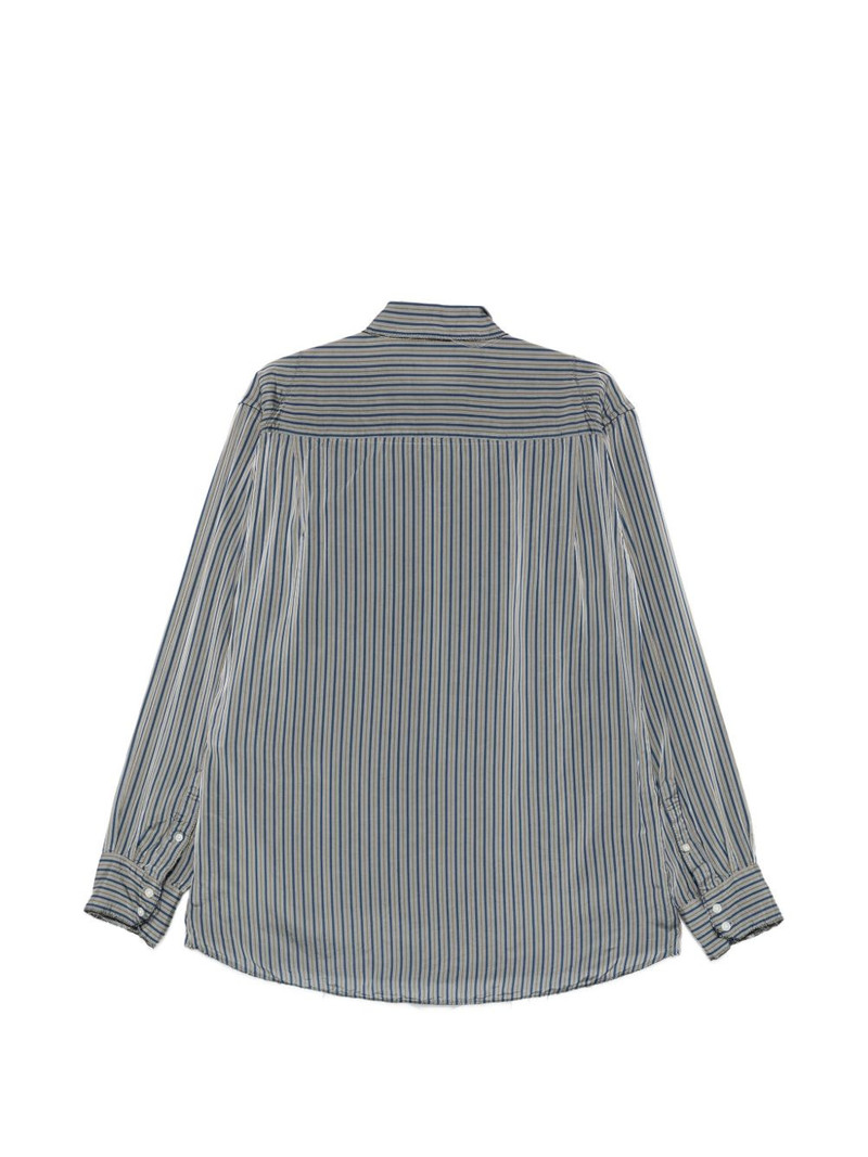 Kolor striped-pattern shirt outlook