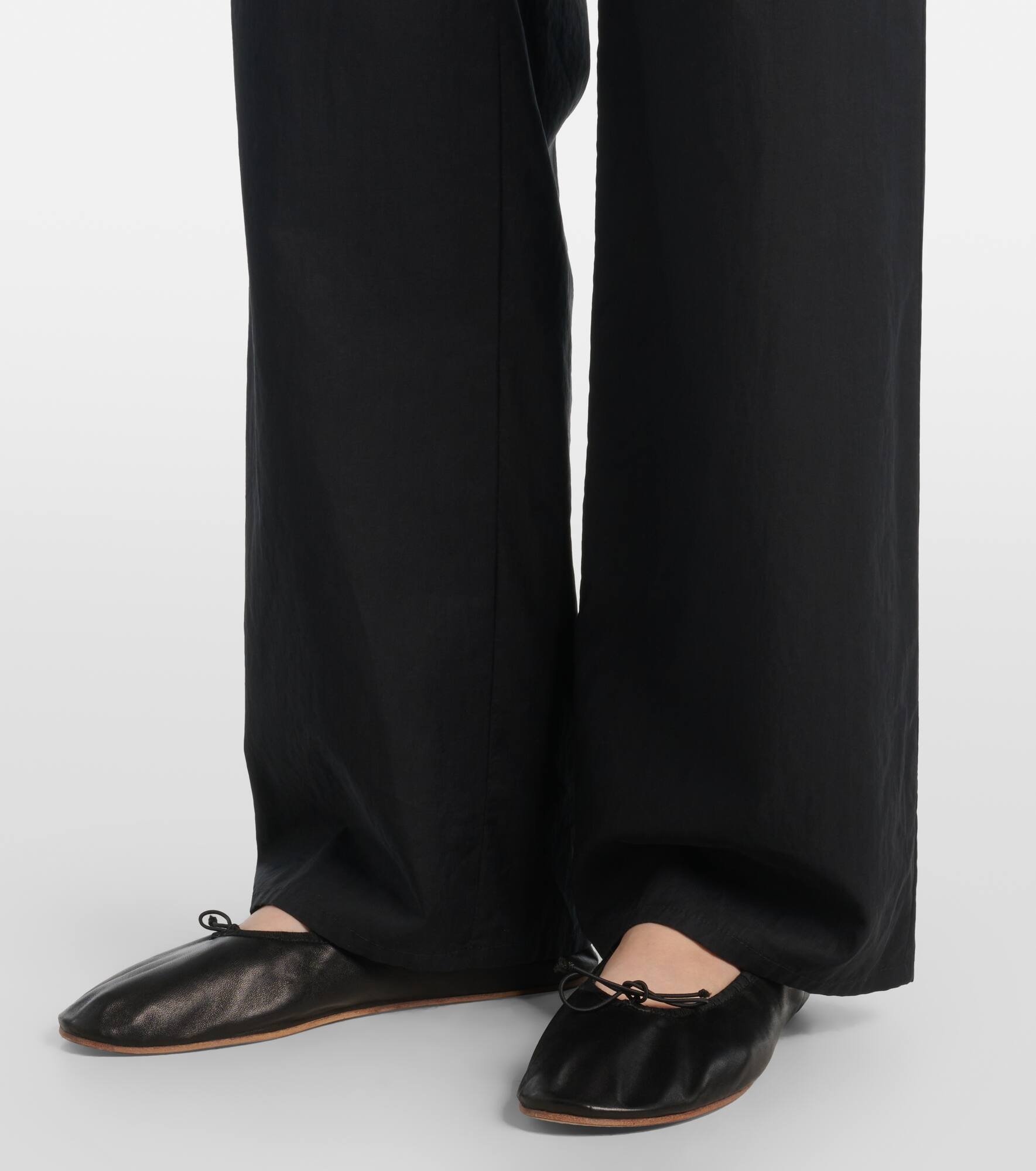 Zuzana mid-rise cotton twill straight pants - 5