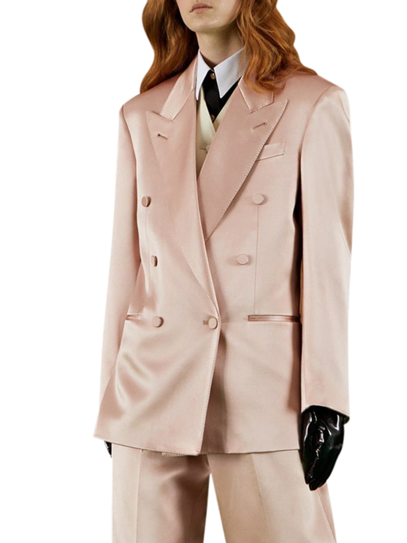 【関税込み】gucci DUCHESSE SILK BLAZER JACKET GUCCI - SILK DUCHESSE JACKET - Eleonora Bonucci