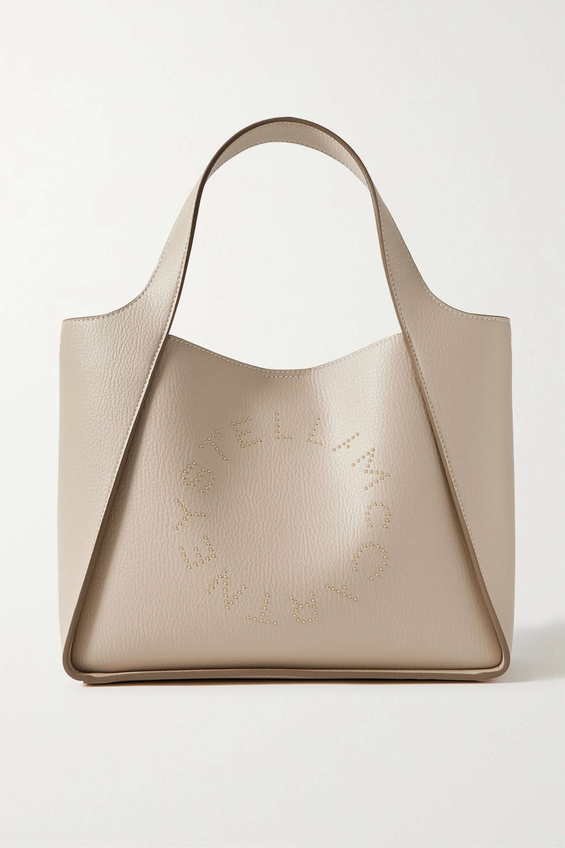 Studded vegetarian leather tote - 1